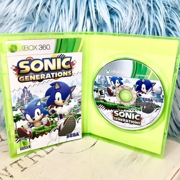 Sonic Generations, Xbox 360, Video Game, Platinum Hits, Good Used Condition - Picture 3 of 3